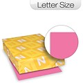 Neenah® 24-Lb. Astrobrights® Colored; 8-1/2x11, Letter, Plasma Pink, 500 Sheets