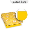Neenah® 24-Lb. Astrobrights® Colored Paper; 8-1/2x11, Letter, Gold