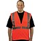 Protective Industrial Products High Visibility Sleeveless Safety Vest, ANSI Class R2, Orange, 2XL (3