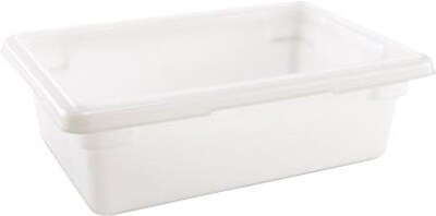 Rubbermaid® Food Storage Box, 3-1/2Gal., 6 High, White