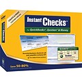 Instant Checks™ for Quickooks®, Quicken® & Money - Form #3000 Bus Standard Sec Checks, Green, 250/pk