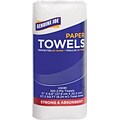 Genuine Joe 2-ply Household Roll Paper Towels, White, 100 Sheets/Roll, 24 Rolls/Carton