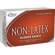 Alliance®  Non-Latex Rubber Bands; #54 (Assorted sizes) Orange, 1 lb. Box