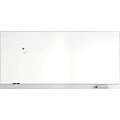Iceberg Polarity Magnetic Steel Dry Erase Board, Aluminum Frame, 96W x 46H