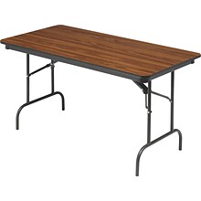 Iceberg® Premium Wood Laminate Folding Tables, 60x30, Oak