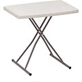 Iceberg IndestrucTables Too™ 1200 Series Personal Folding Table, Platinum/Gray