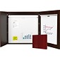 MasterVision Conference Cabinet, Ebony Frame/White Dry-Erase Surface, 48 x 48" Closed (CAB01010143)