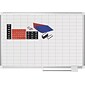 Bi-Office Steel Dry-Erase Whiteboard, Aluminum Frame, 3' x 2' (MA0392830A)