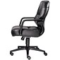 HON 2090 Series Leather Executive Mid-Back Chair, Black (H2092SR11T)