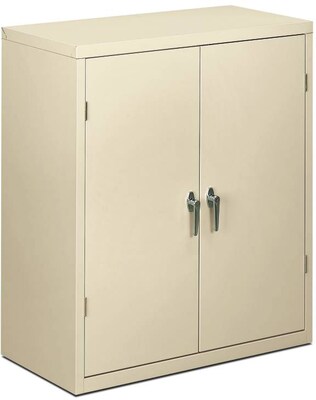 HON® Brigade® Steel Storage Cabinet, Assembled, 42Hx36Wx18D", Putty
