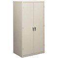 HON® Brigade 5-Shelf Storage Cabinet, Light Gray, 72H x 36W x 24 1/8D