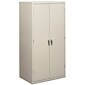 HON® Brigade 5-Shelf Storage Cabinet, Light Gray, 72"H x 36"W x 24 1/8"D