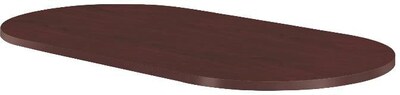 HON® Preside Laminate Rectangle Conference Tabletop 120W, Mahogany, 1 1/8H x 120W x 48D