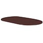 HON® Preside Laminate Oval Conference Tabletop, 60"W, Mahogany, 1 1/8"H x 60"W x 30"D