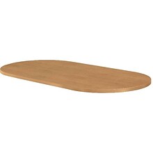 HON® Preside Laminate Oval Conference Tabletop, 60W, Harvest, 1 1/8H x 60W x 30D