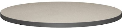HON® Preside Laminate Round Conference Tabletop, 42D, Gray, 1 1/8H x 42W x 42D