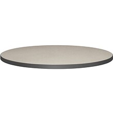 HON® Preside Laminate Round Conference Tabletop, 42D, Gray, 1 1/8H x 42W x 42D