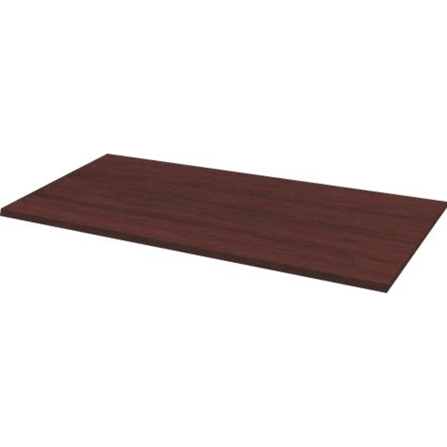 HON® Preside Laminate Rectangle Conference Tabletop 60W, Mahogany, 1 1/8H x 60W x 30D