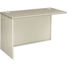 HON 38000 Series Left Return Shell, Gray/Light Gray, 29 1/2H x 48W x 24D