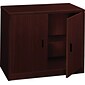 HON 10500 Series Storage Cabinet, 2 Doors, 36"W, Mahogany Finish