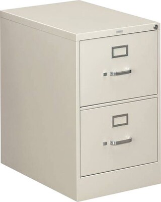 HON 310 Series Vertical File Cabinet, Legal, 2-Drawer, Light Gray, 26 1/2"D NEXT2017 NEXT2Day