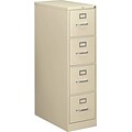HON® 210 Series Vertical File, 4-Drawer, Letter Size, Putty