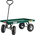 Farm Tuff 20 x 38 Metal Deck Wagon Green