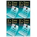 Eye Care Postcards; for Laser Printer; Glasses Eye Chart, 100/Pk