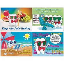 Toothguy® Assorted Postcards; for Laser Printer; Healthy Smile, 100/Pk