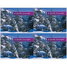 Generic Postcards; for Laser Printer; Snowy Trees, 100/Pk