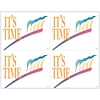 Graphic Image Postcards; for Laser Printer; Its Time...., 100/Pk