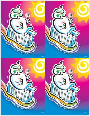 Graphic Image Laser Postcards; Relaxing Tooth, 100/Pk