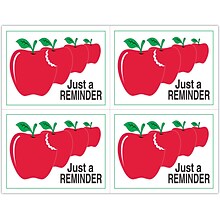 Graphic Image Postcards; for Laser Printer; Apples, Just a Reminder, 100/Pk