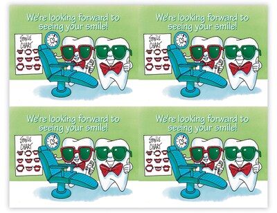 Toothguy® Laser Postcards, Dentist Office, 100/Pk
