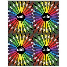 Graphic Image Postcards; for Laser Printer; 4 Color Toothbrush, 100/Pk