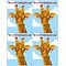 Humorous Recycled Postcards; for Laser Printer; Giraffe Glasses, 100/Pk