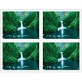 Generic Postcards; for Laser Printer; Jungle Waterfall, 100/Pk