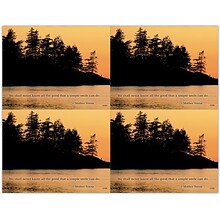 Generic Laser Postcards; Lakeshore, 100/Pk