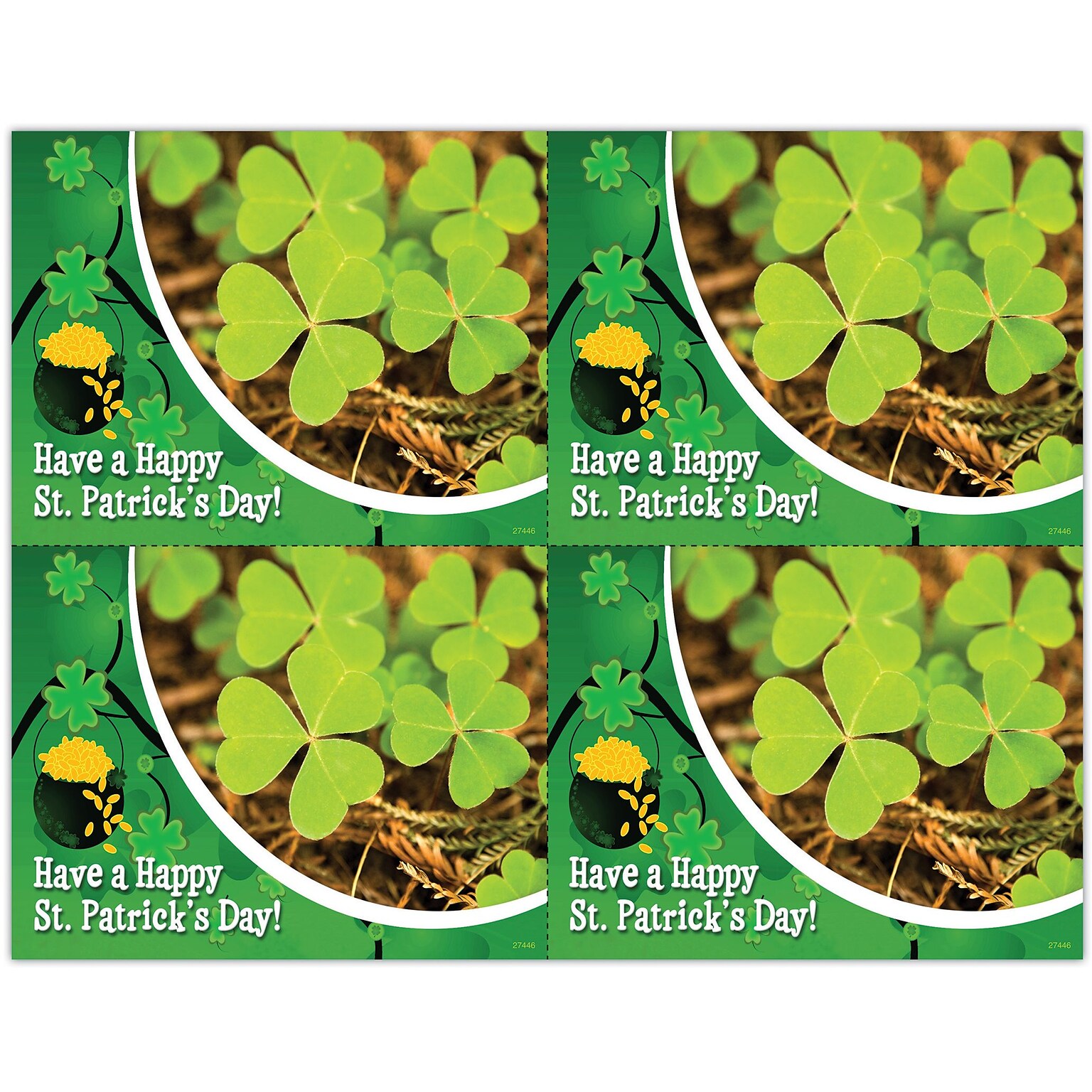 Photo Image Postcards; for Laser Printer; St. Patricks, 100/Pk