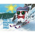 Toothguy® Postcards; for Laser Printer; Skiing, 100/Pk