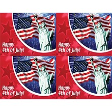 Photo Image Postcards; for Laser Printer; 4th of July, 100/Pk