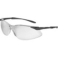 North by Honeywell, Tectonic® Series Safety Eyewear; Black Frame, Clear Lens, Scratch-Resistant Lens