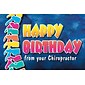 Chiropractic Postcards; for Laser Printer; Happy Birthday From Your Chiropractor, 100/Pk