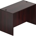 Offices To Go 48 Wide Rectangular Desk Shell, American Mahogany, 29 1/2H x 48W x 24D