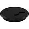 Offices To Go 2 Wide Grommet Cover, Black, 1/4H x 2W x 2D