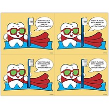 Toothguy® Postcards; for Laser Printer; Fight Plaque, 100/Pk
