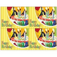 Photo Image Postcards; for Laser Printer; Birthday, 100/Pk
