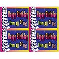 Chiropractic Laser Postcard; for Laser Printer; Birthday “From All Of Us”, 100/Pk