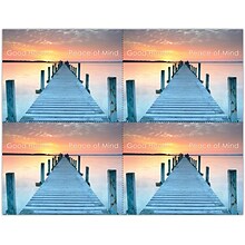 Scenic Postcards; for Laser Printer; Scenic Sunset Dock, 100/Pk