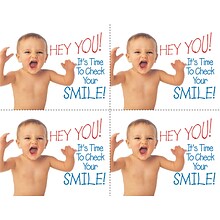 Medical Arts Press® Dental Postcards; for Laser Printer; Hey You! Smile Baby, 100/Pk